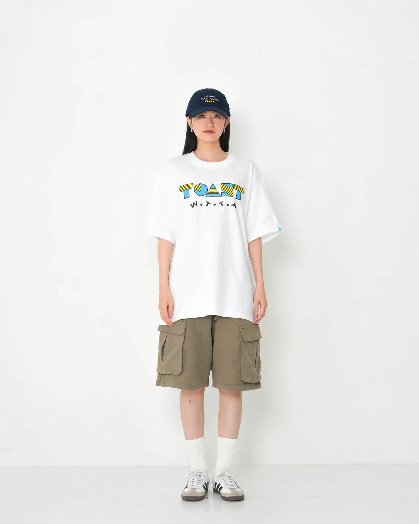 GEOMETRIIC POP LOGO T-SHIRT WHITE