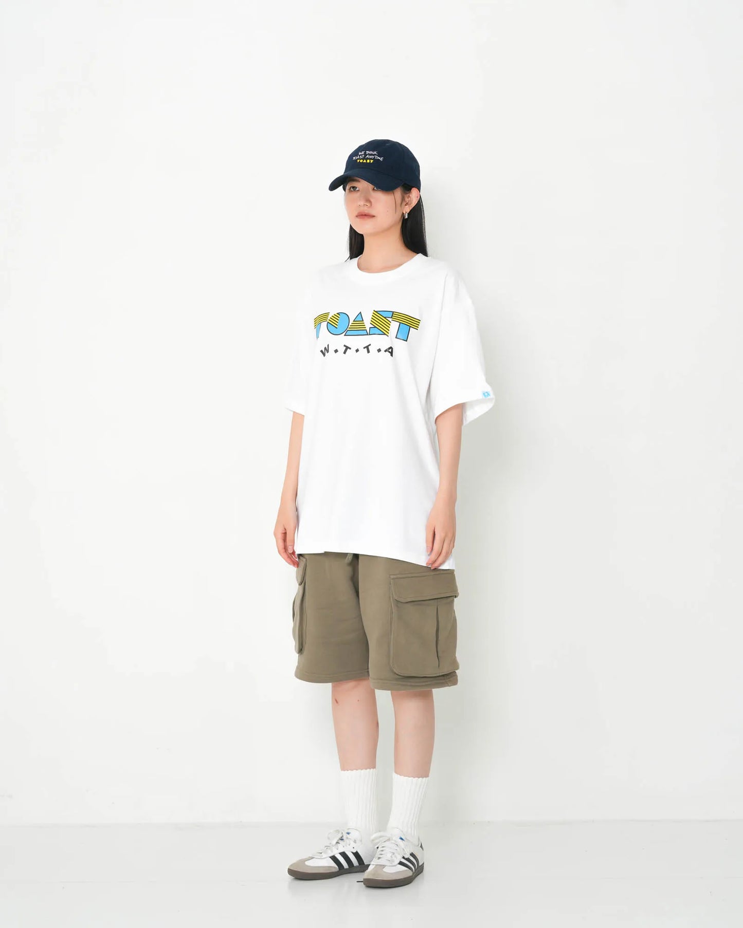 GEOMETRIIC POP LOGO T-SHIRT WHITE