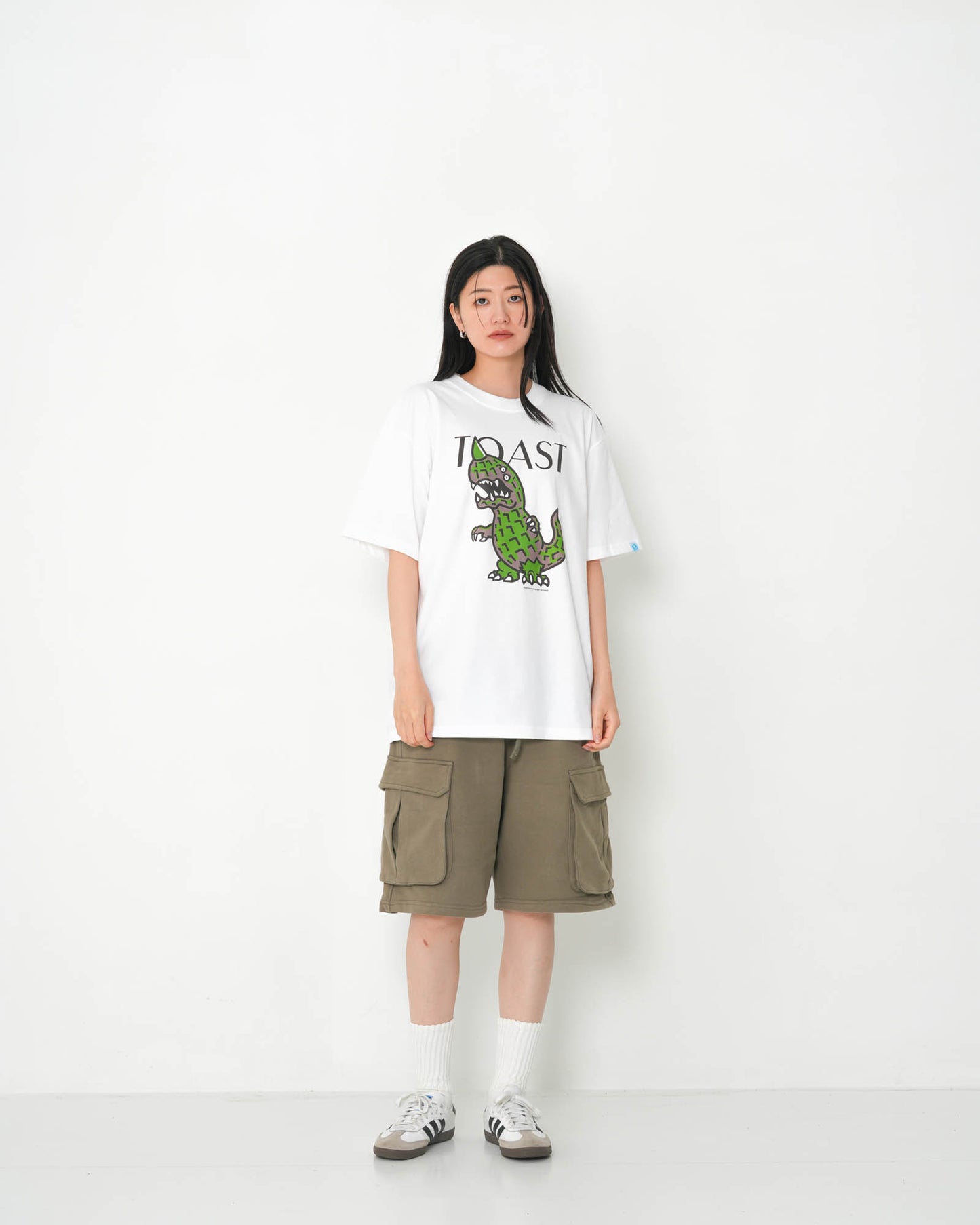 SWEAT CARGO SHORTS KHAKI