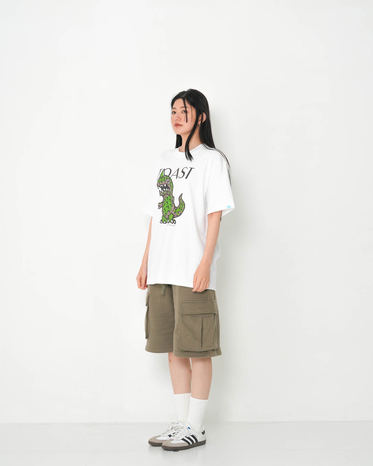 SWEAT CARGO SHORTS KHAKI