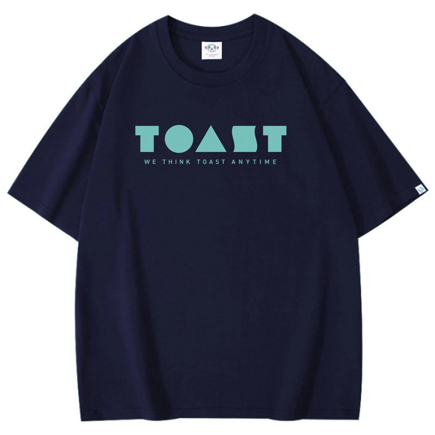 TOAST LOGO T-SHIRT NAVY