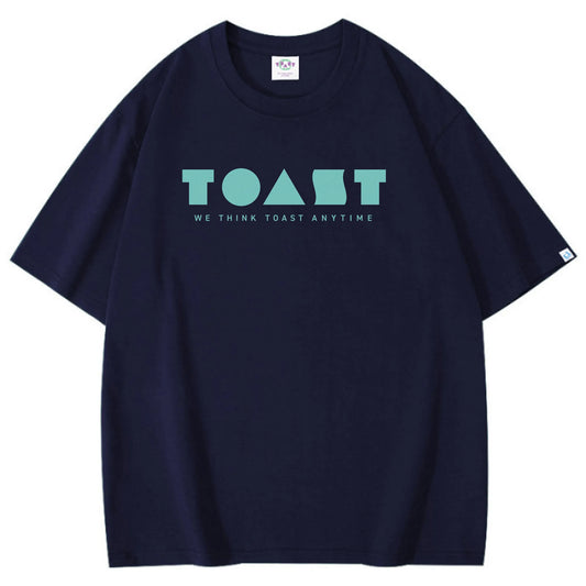 TOAST LOGO T-SHIRT NAVY