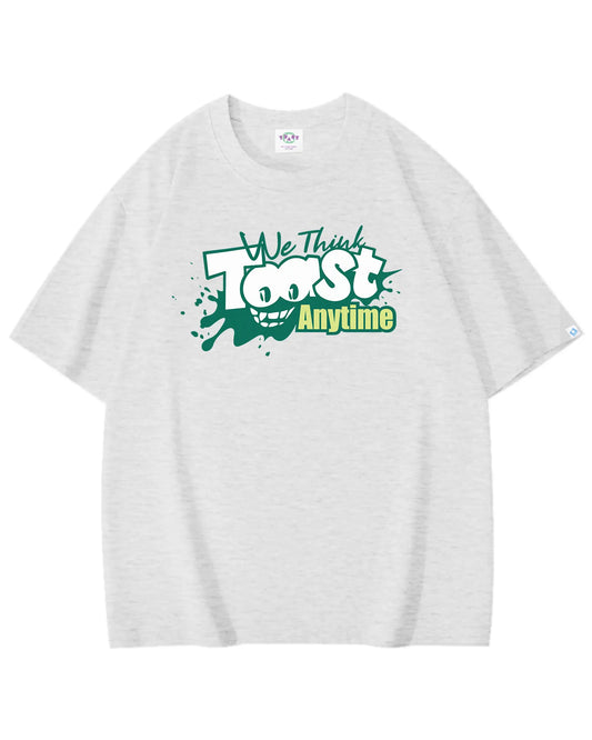 SPLASH CARTOON LOGO T-SHIRT GREY