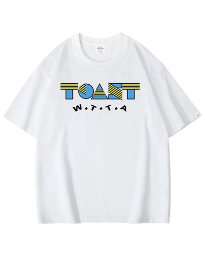 GEOMETRIIC POP LOGO T-SHIRT WHITE