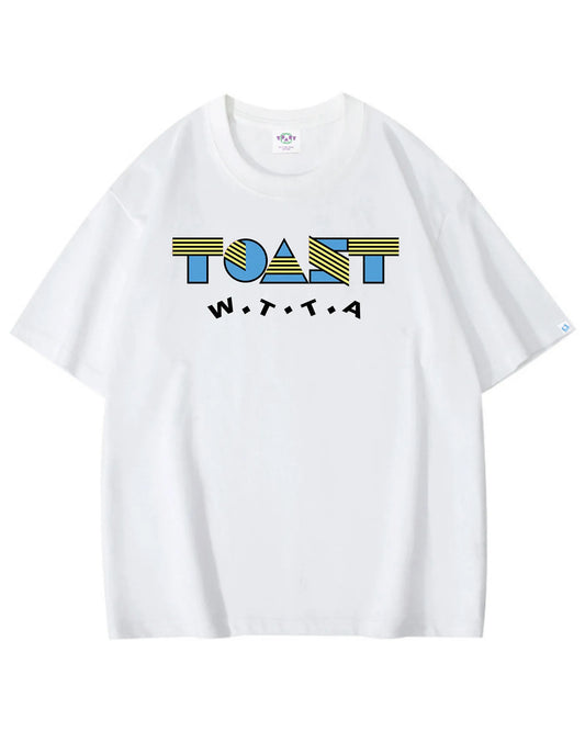 GEOMETRIIC POP LOGO T-SHIRT WHITE