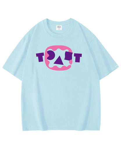 PAN-MIMI LOGO T-SHIRT LIGHT BLUE