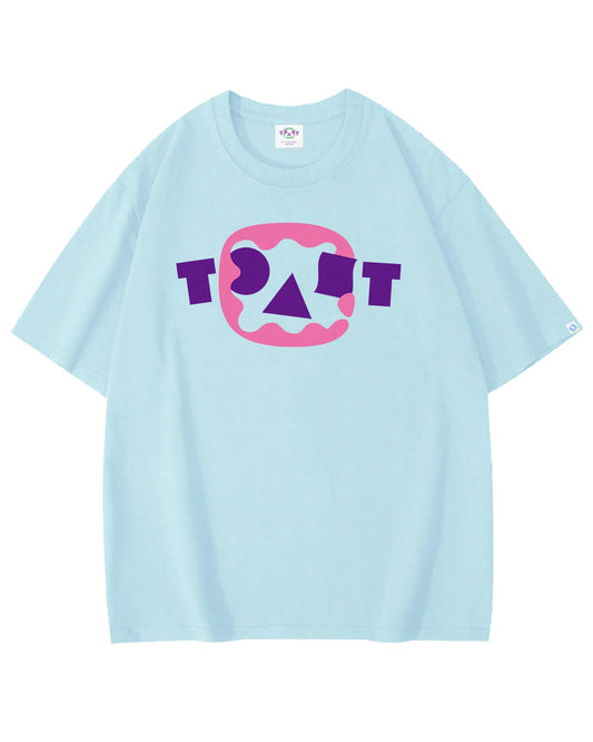 PAN-MIMI LOGO T-SHIRT LIGHT BLUE