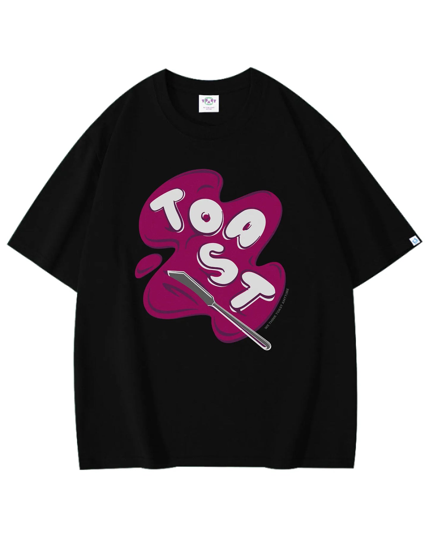 TOAST BUTTER T-SHIRT BLACK