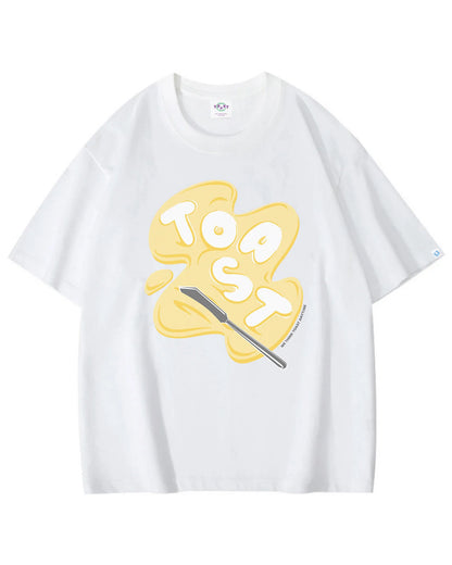 TOAST BUTTER T-SHIRT WHITE
