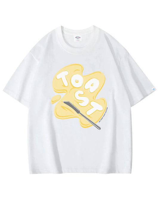 TOAST BUTTER T-SHIRT WHITE