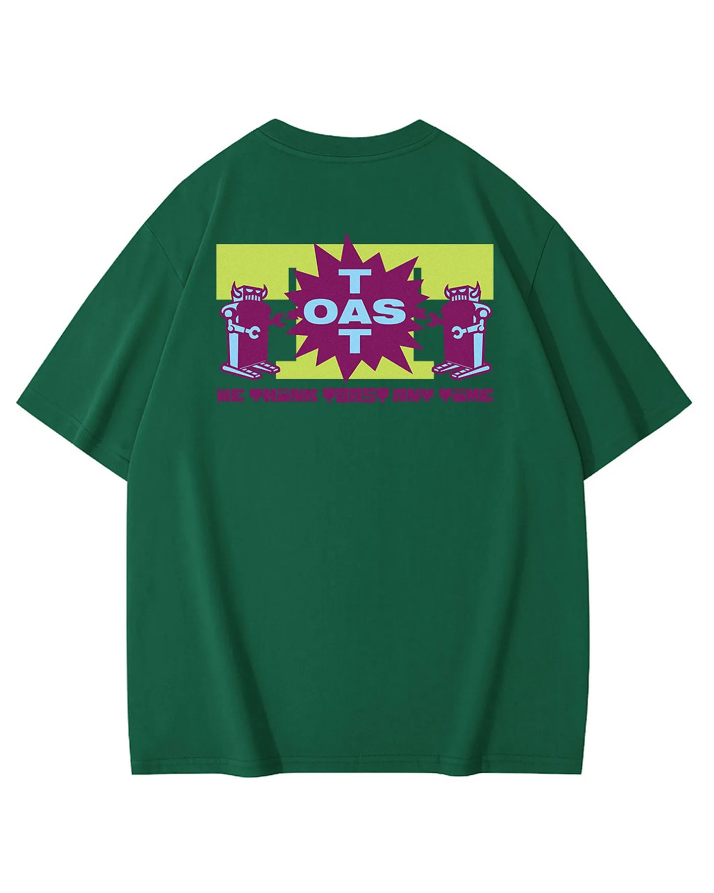 TOASTBOT T-SHIRT GREEN