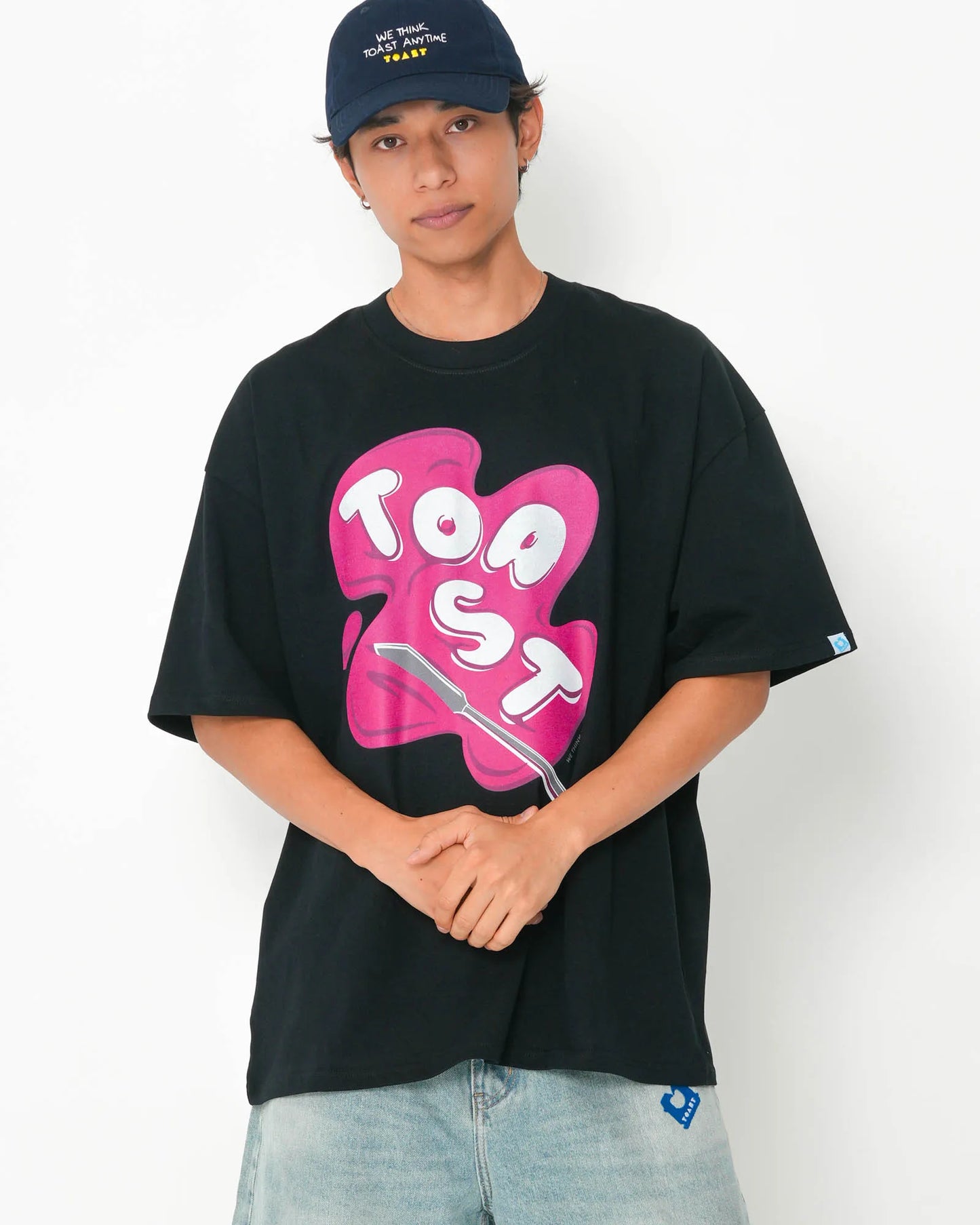 TOAST BUTTER T-SHIRT BLACK