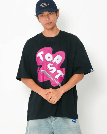 TOAST BUTTER T-SHIRT BLACK