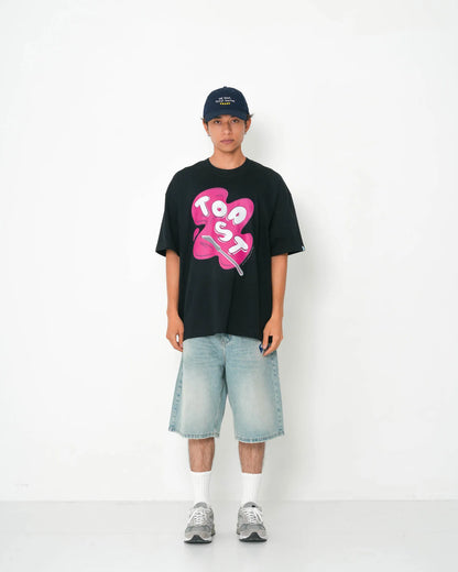 TOAST BUTTER T-SHIRT BLACK