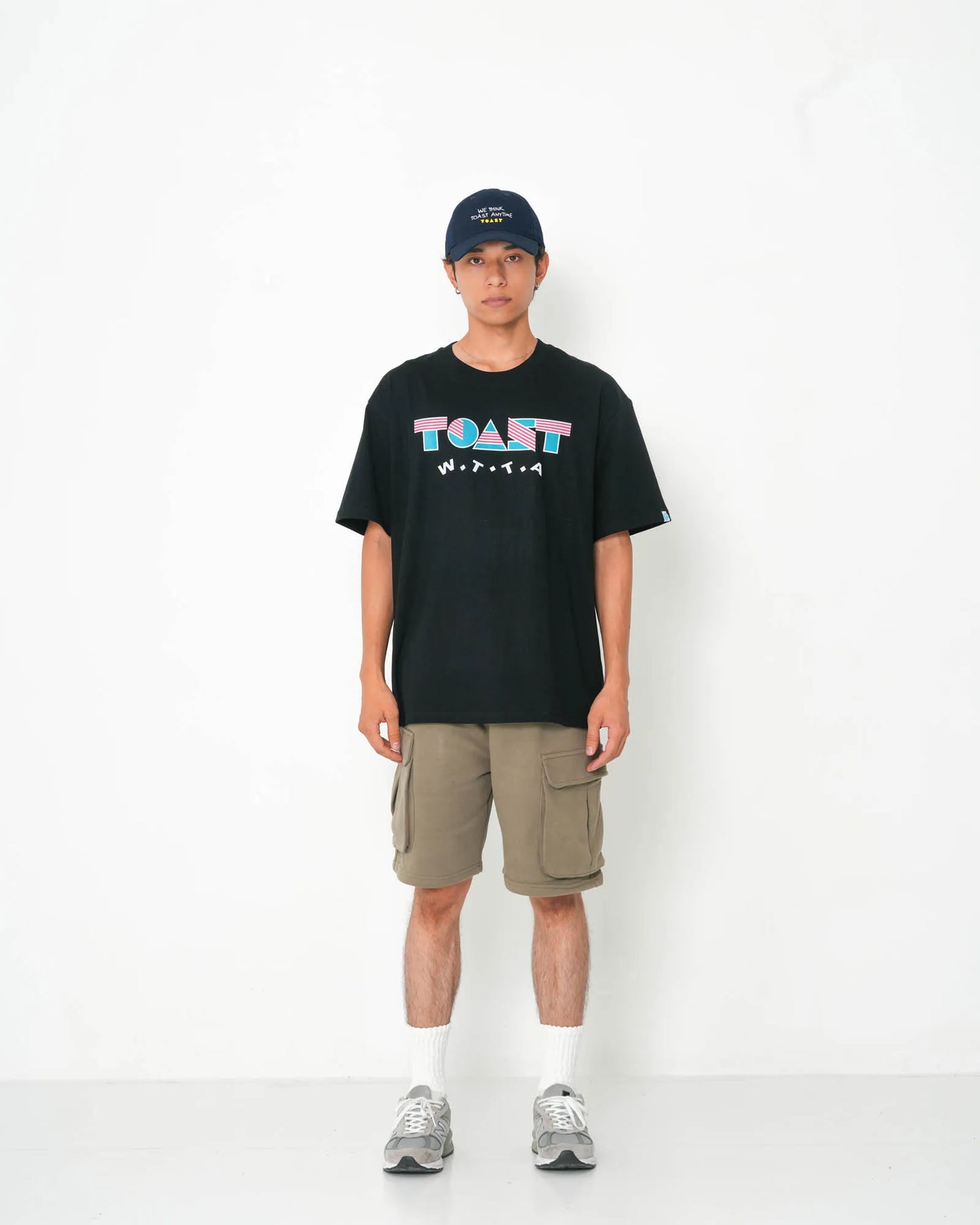 GEOMETRIIC POP LOGO T-SHIRT BLACK