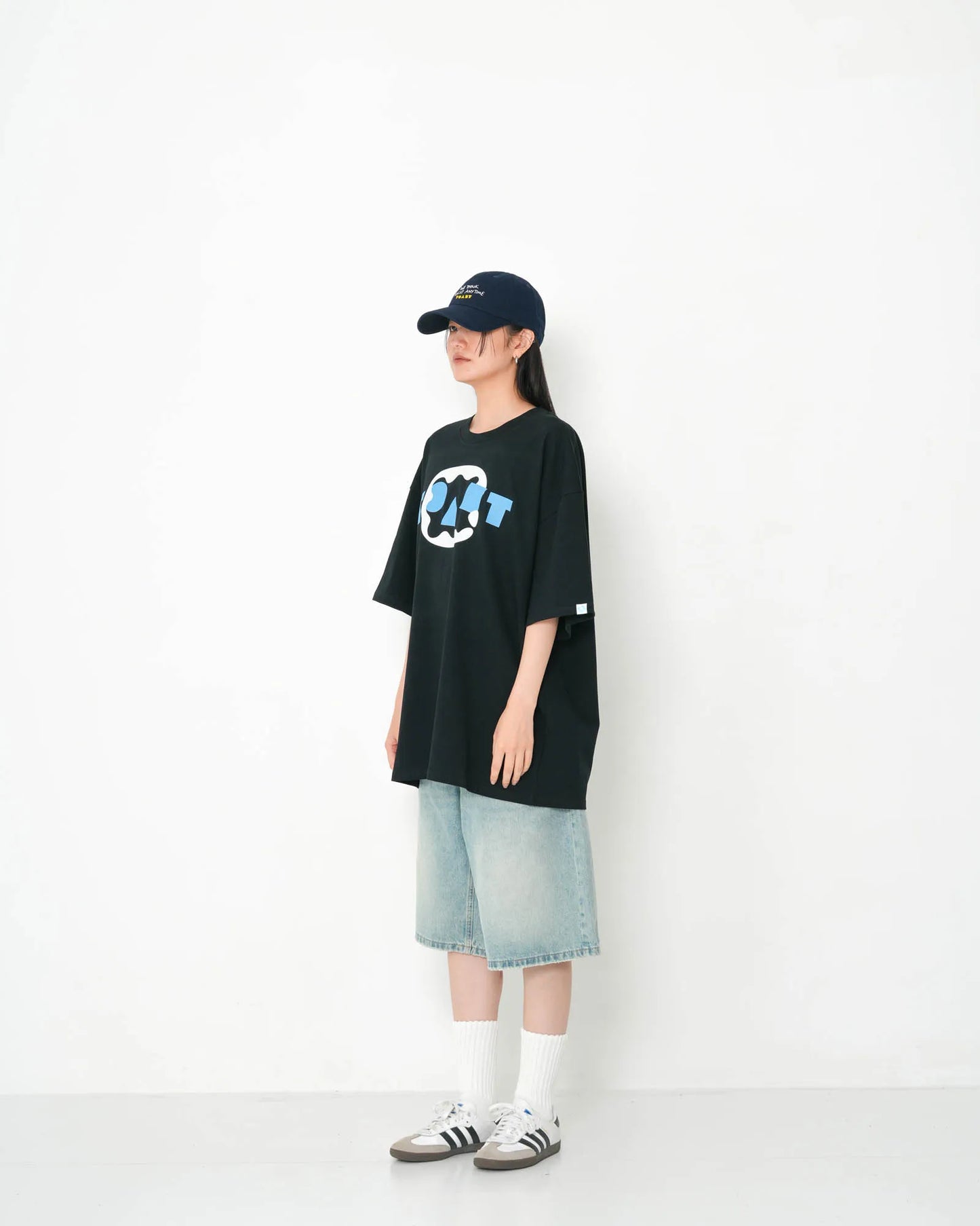 PAN-MIMI LOGO T-SHIRT BLACK