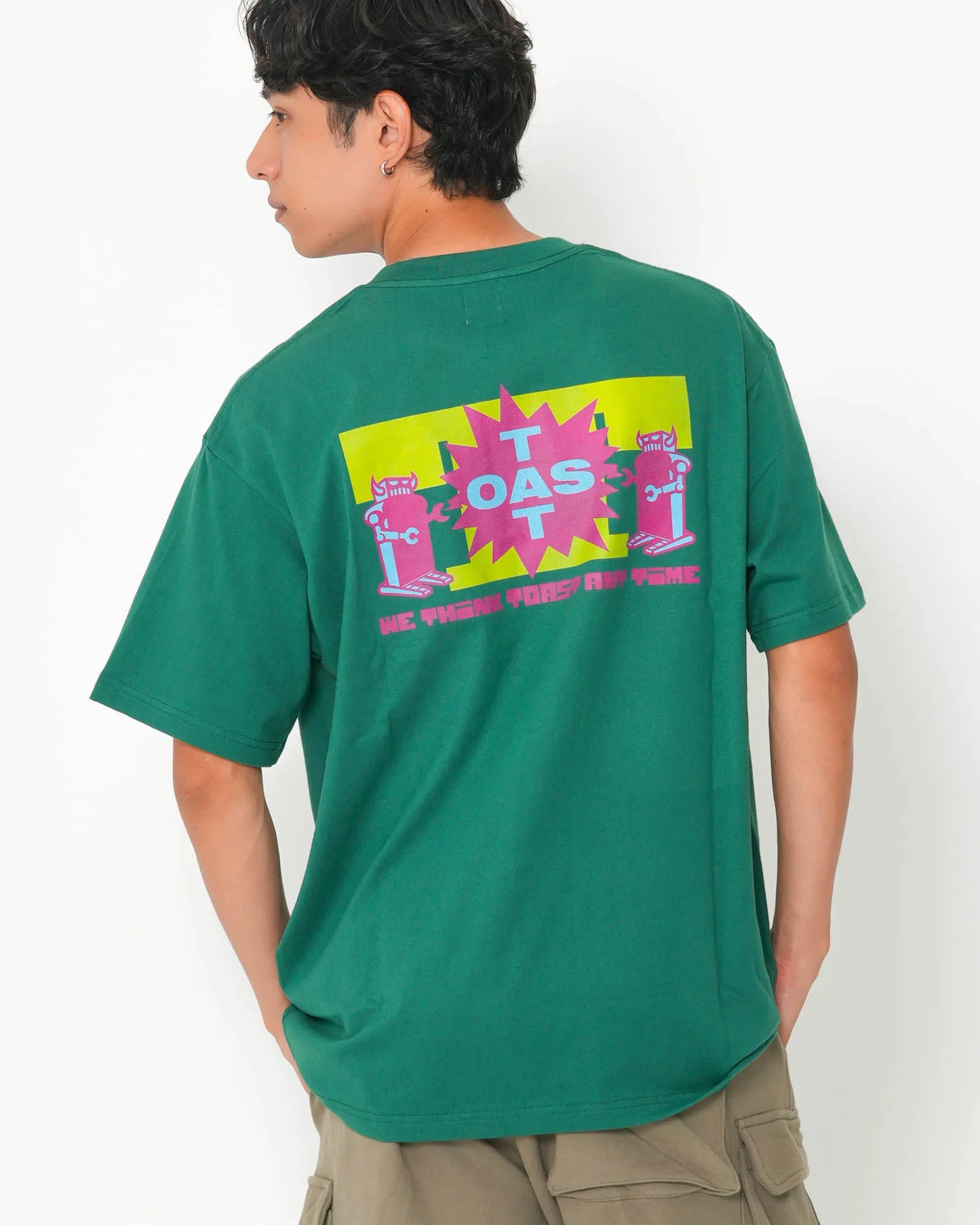 TOASTBOT T-SHIRT GREEN