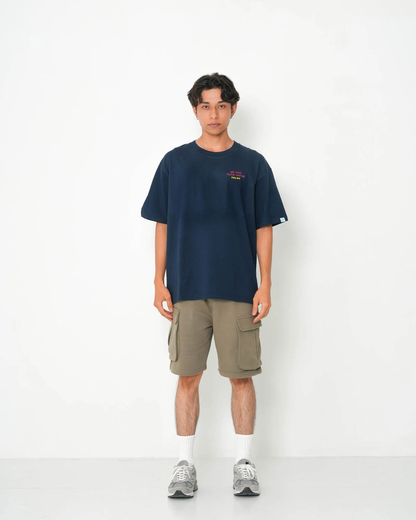 DOODLE LOGO T-SHIRT NAVY