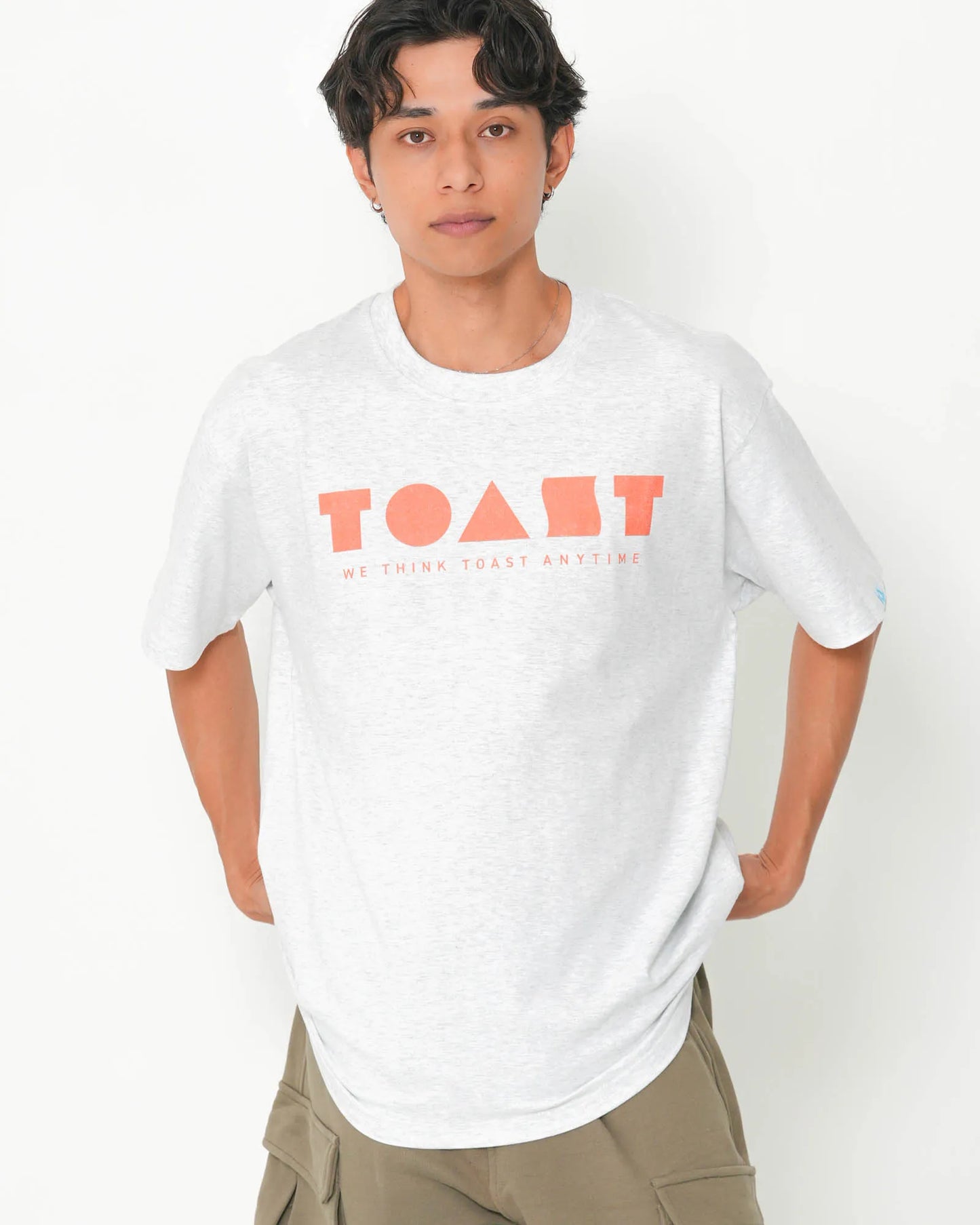 TOAST LOGO T-SHIRT GREY