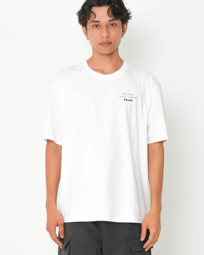 DOODLE LOGO T-SHIRT WHITE