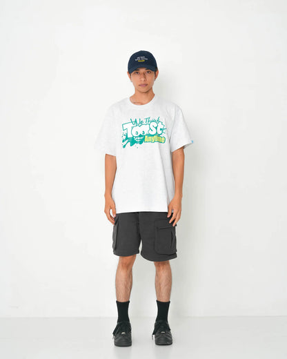SPLASH CARTOON LOGO T-SHIRT GREY