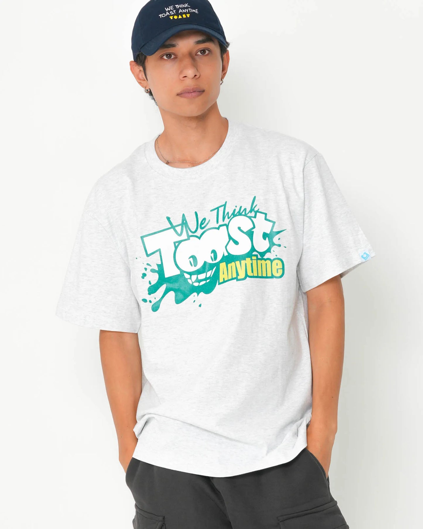 SPLASH CARTOON LOGO T-SHIRT GREY