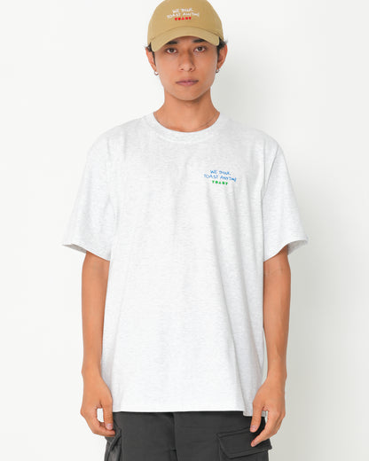 DOODLE LOGO T-SHIRT GREY