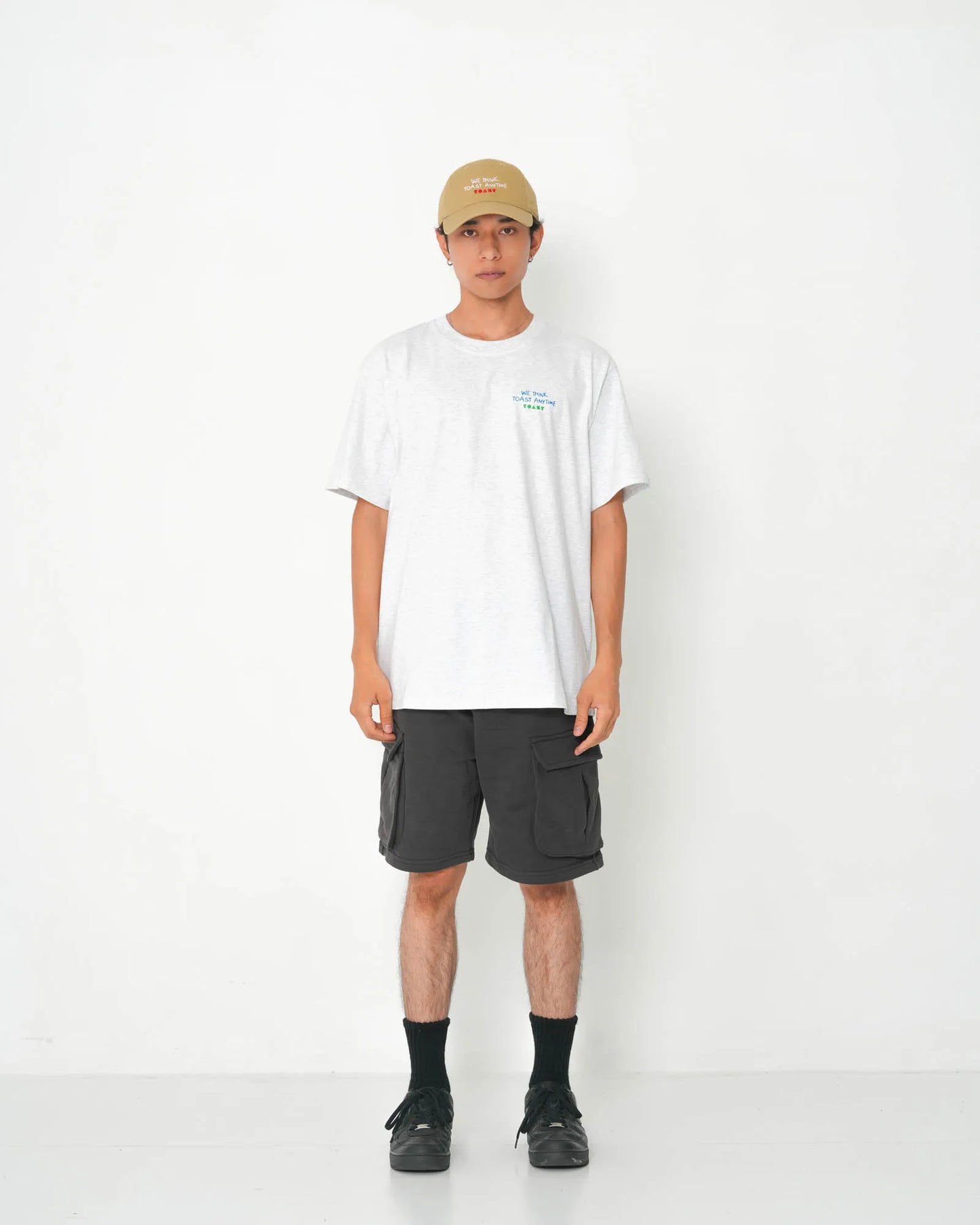 DOODLE LOGO T-SHIRT GREY