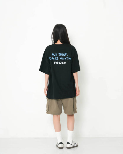 DOODLE LOGO T-SHIRT BLACK