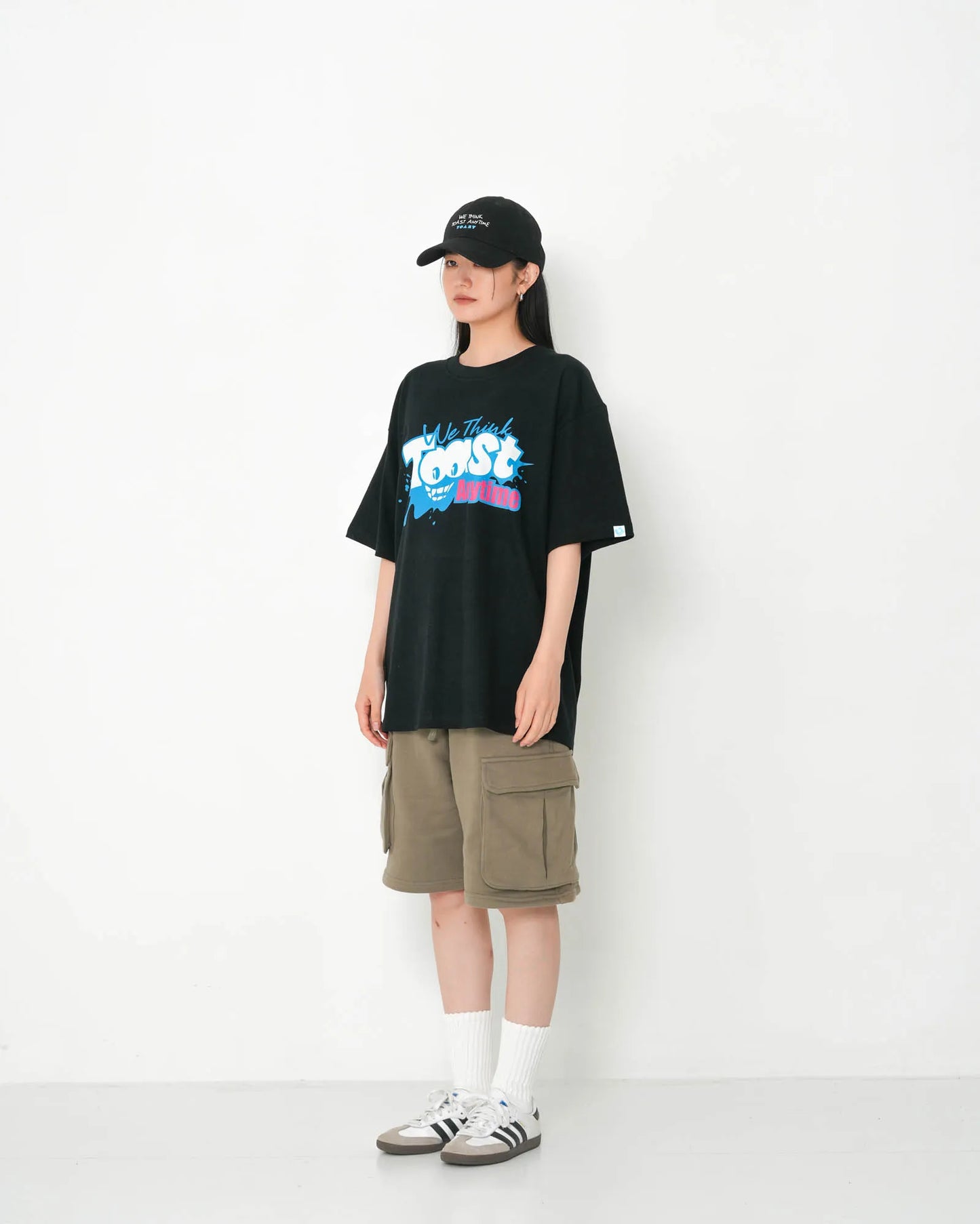 SPLASH CARTOON LOGO T-SHIRT BLACK