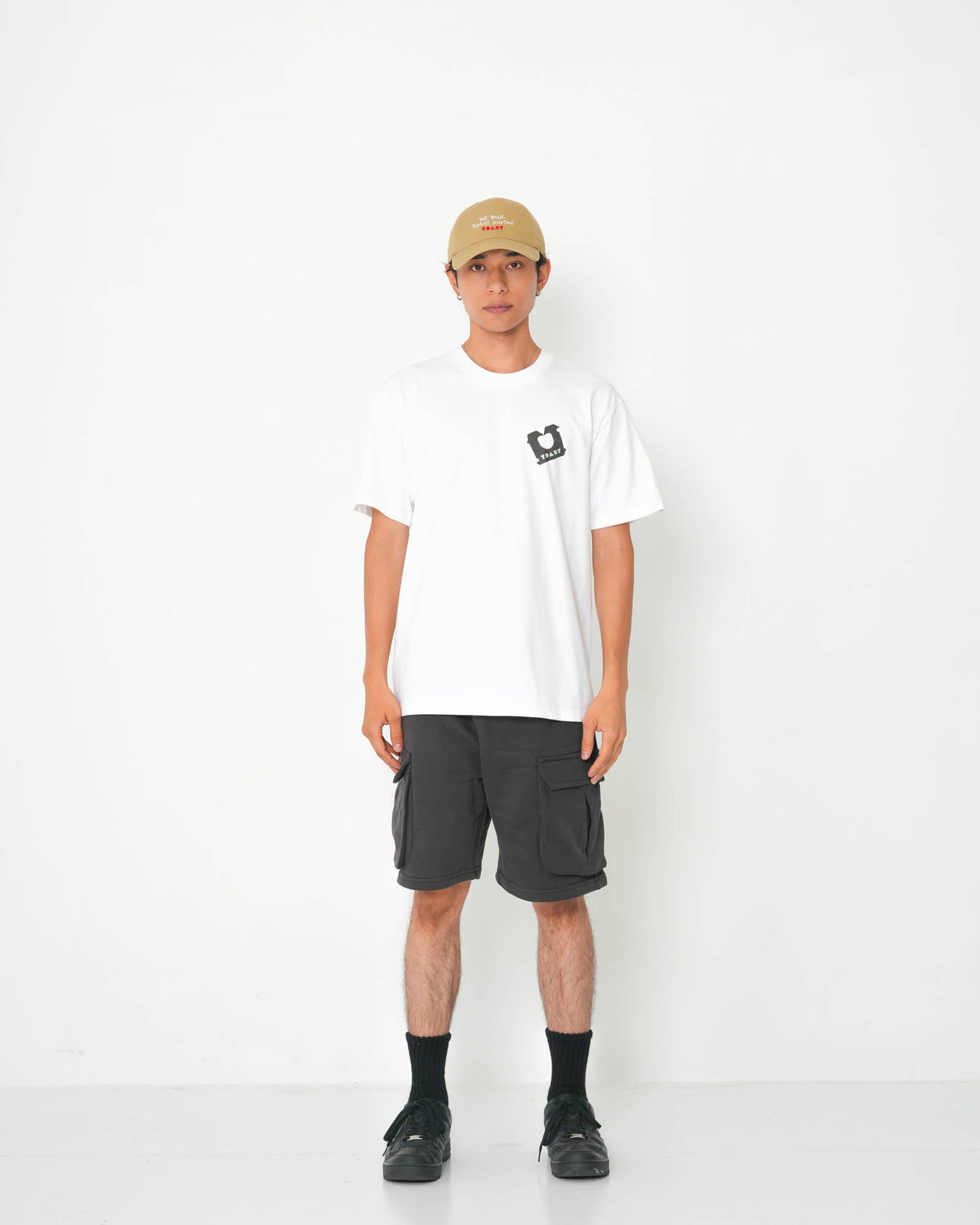 SWEAT CARGO SHORTS GREY