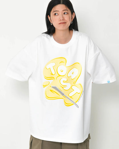 TOAST BUTTER T-SHIRT WHITE