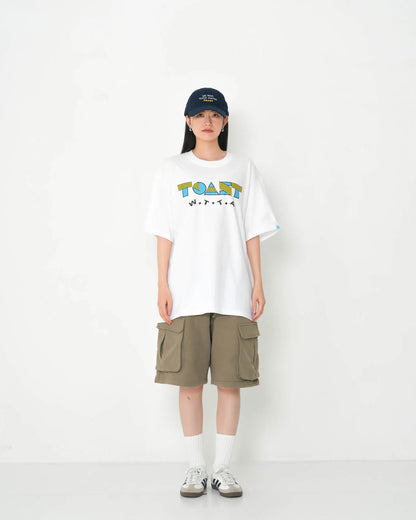 GEOMETRIIC POP LOGO T-SHIRT WHITE