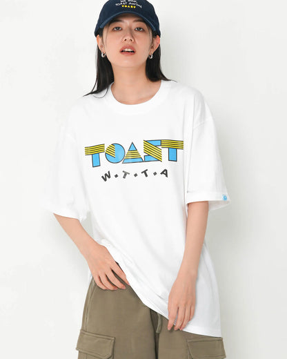 GEOMETRIIC POP LOGO T-SHIRT WHITE
