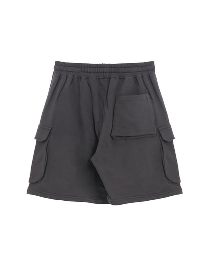 SWEAT CARGO SHORTS GREY